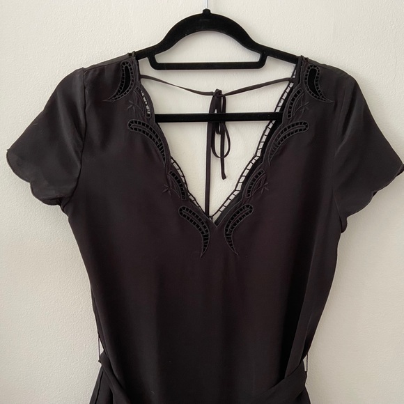 NWOT Sézane Anabella Dress in Black. 100% Silk, perfect LBD - Picture 7 of 7